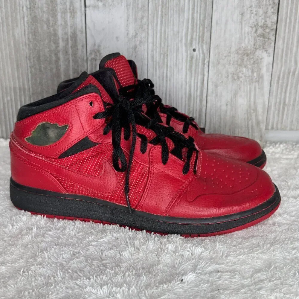 NIKE Air Jordan 1 Retro '97 TXT Gym Red/Black Size 6.5Y Youth